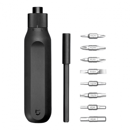 

Отвертка с комплектом бит/стержней MiJia Ratchet 16 in 1 (MJJLLSD002QW)