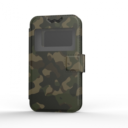 

Чехол универсальный BOOK Uni Soft 5" Military, Зелёный