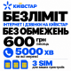Стартовий пакет Київстар  — 3 SIM-карти, безлімітний інтернет та 5000 хвилин