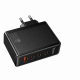 Зарядний пристрій Hoco N85 100W (N85) 4 порти  Black
