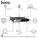 ДБЖ для роутера Hoco DB63 10000mAh Black