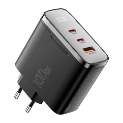 Мережевий зарядний пристрій ESSAGER ES-CD56 100W Black