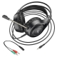 Навушники з мікрофоном Hoco W106 Tiger Gaming Black (6931474789297)