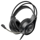 Навушники з мікрофоном Hoco W106 Tiger Gaming Black (6931474789297)