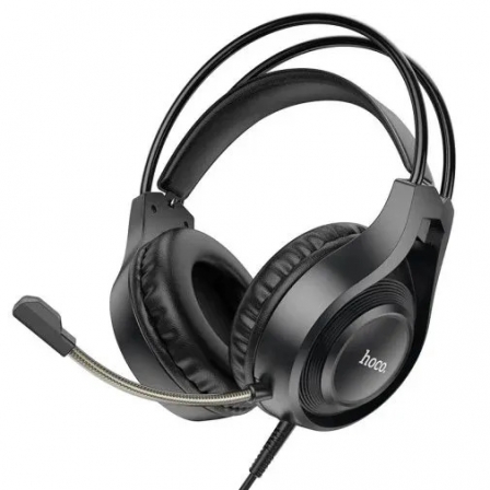 Навушники з мікрофоном Hoco W106 Tiger Gaming Black (6931474789297)