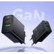Мережевий зарядний пристрій Hoco CS95A Leader 30W GaN Black (6942007671149)