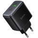 Мережевий зарядний пристрій Hoco C158A Upgrade 45W Black (6942007671965)