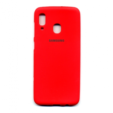 

Чехол-накладка Brand Soft Samsung Galaxy A20/A30 Red, Красный