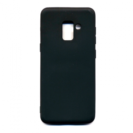 

Silicone case Samsung A8 2018 Black, Черный