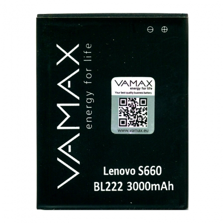 Аккумулятор VAMAX3 BL192 для Lenovo A560