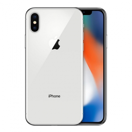 

Б/У Apple iPhone X 64Gb Silver, Серый