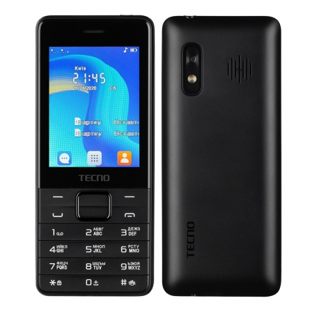 

Мобильный телефон Tecno T454 Black, Черный