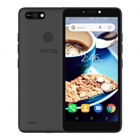 

Смартфон Tecno POP 2F B1F 1/16GB Midnight Black (4895180746659), Черный