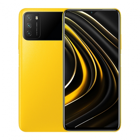 

Смартфон Xiaomi Poco M3 4/64GB Yellow (UACRF), Жёлтый