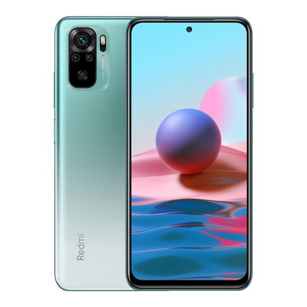 

Смартфон Xiaomi Redmi Note 10 4/64 Lake Green, Зелёный