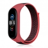 Текстильный ремешок для Xiaomi Mi Band 4/5 Pink-black