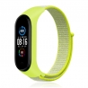 Текстильный ремешок для Xiaomi Mi Band 4/5 Yellow-lime