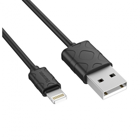 

Кабель Baseus Yaven Lightning 2.1A 1m Black (CALUN-01), Черный
