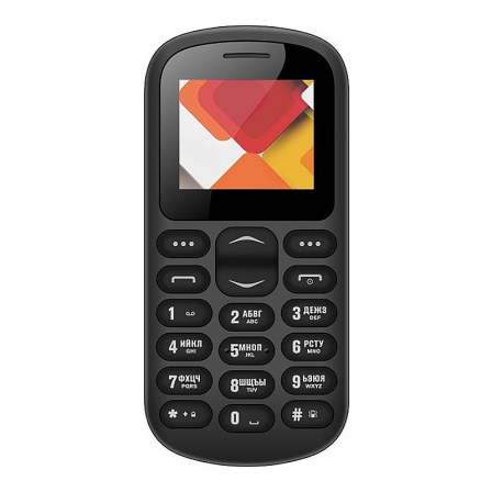 

Мобильный телефон Nomi i187 Black, Черный