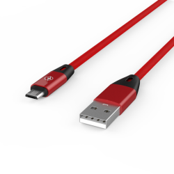 Адаптер Voltex 2A Nylon V20 Micro USB Red