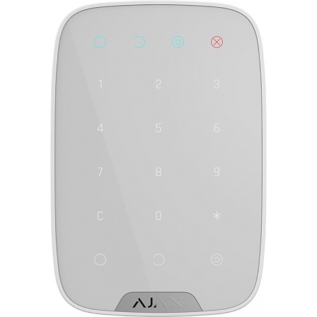 

Беспроводная сенсорная клавиатура Ajax KeyPad Белая, Белый