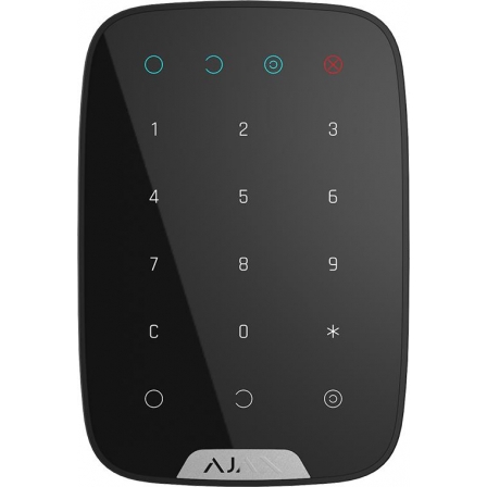 

Беспроводная сенсорная клавиатура Ajax KeyPad Чёрная, Черный