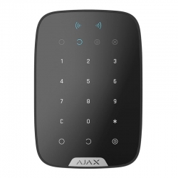 Бездротова сенсорна клавіатура Ajax KeyPad Plus Чорна
