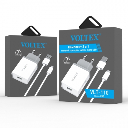 Зарядний пристрій Voltex Premium 3.1A/5V White