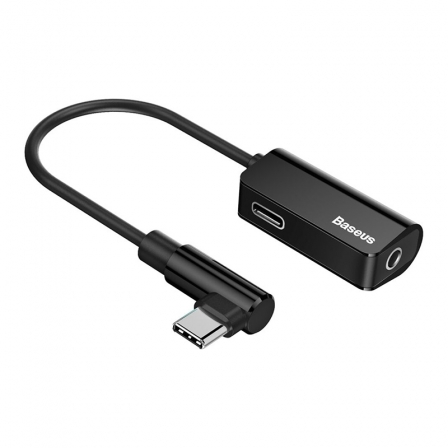 

Кабель-переходник Baseus Type-C - 3.5mm jack L45 Black, Черный