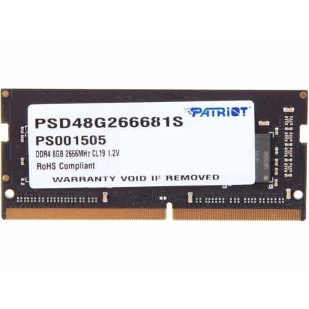 

DDR4 Patriot SL 8GB 2666MHz CL19 SODIMM