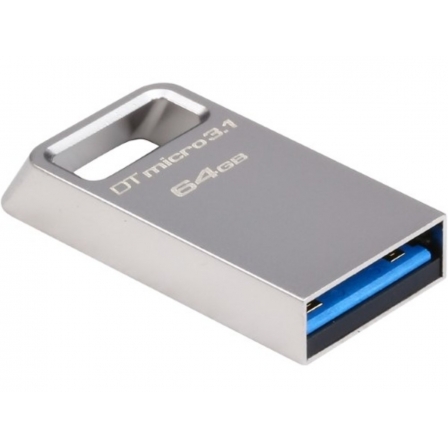 

Flash Kingston USB 3.0 DTMicro USB 3.1/3.0 Type-A 64GB Metal