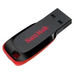 Flash SanDisk USB 2.0 Cruzer Blade 128Gb Black/Red
