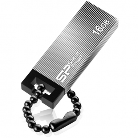 

Flash SiliconPower USB 2.0 Touch 835 16Gb Iron Gray no chain metal