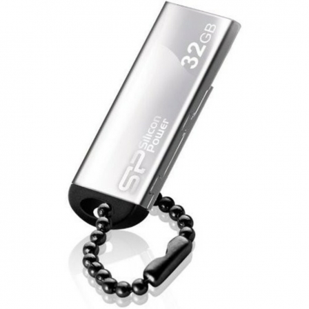 

Flash SiliconPower USB 2.0 Touch 830 32Gb Silver no chain metal