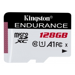 microSDXC (UHS-1 U1) Kingston Endurance 128Gb class 10 А1 (R95MB/s, W45MB/s)