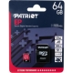 microSDXC (UHS-1 U3) Patriot EP Series 64Gb class 10 V30 (R-100MB/s, W-80MB/s) (adapter SD)