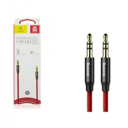 Аудио-кабель Baseus Yiven Audio Cable M30 1M Red+Black (CAM30-B91)