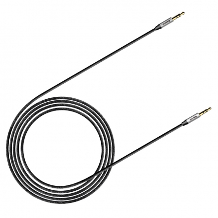 Аудио-кабель Baseus Yiven Audio Cable M30 1.5M Silver+Black (CAM30-CS1)