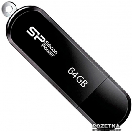 

Flash SiliconPower USB 2.0 LuxMini 322 64Gb Black