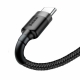 Кабель Baseus Cafule Cable USB For Type-C 3A 1m Gray+Black (CATKLF-BG1)