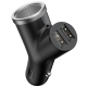 АЗУ Baseus Y type dual USB+cigarette lighter extended car charger 3.1 A Black (CCALL-YX01)