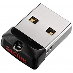Flash SanDisk USB 2.0 Cruzer Fit 64Gb Black/Red