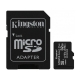 microSDHC (UHS-1) Kingston Canvas Select Plus 32Gb class 10 А1 (R-100MB/s) (adapter SD)