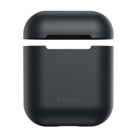 

Чехол для наушников Baseus Super Thin Silica Gel Case For Pods 1/2 Black (WIAPPOD-BZ01), Черный