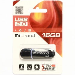Flash Mibrand USB 2.0 Panther 16Gb Black
