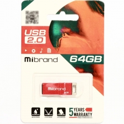 Flash Mibrand USB 2.0 Chameleon 64Gb Red