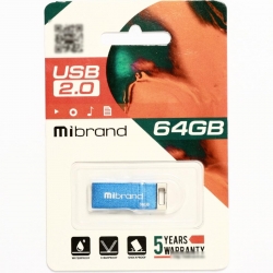 Flash Mibrand USB 2.0 Chameleon 64Gb Blue