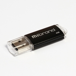 Flash Mibrand USB 2.0 Cougar 4Gb Black