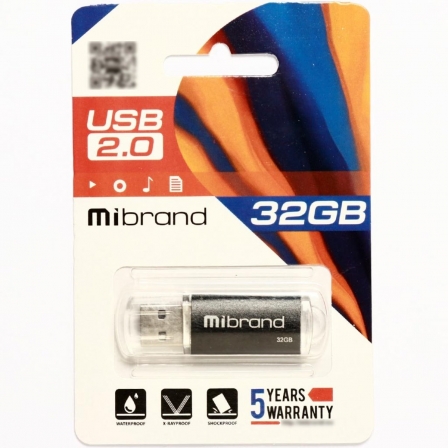 

Flash Mibrand USB 2.0 Cougar 32Gb Black