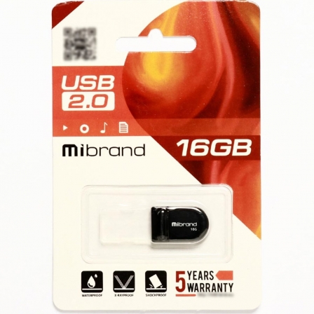 Flash Mibrand USB 2.0 Scorpio 16Gb Black